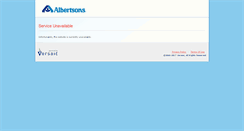 Desktop Screenshot of albertsons.versaic.com