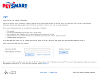 Tablet Screenshot of petsmart.versaic.com